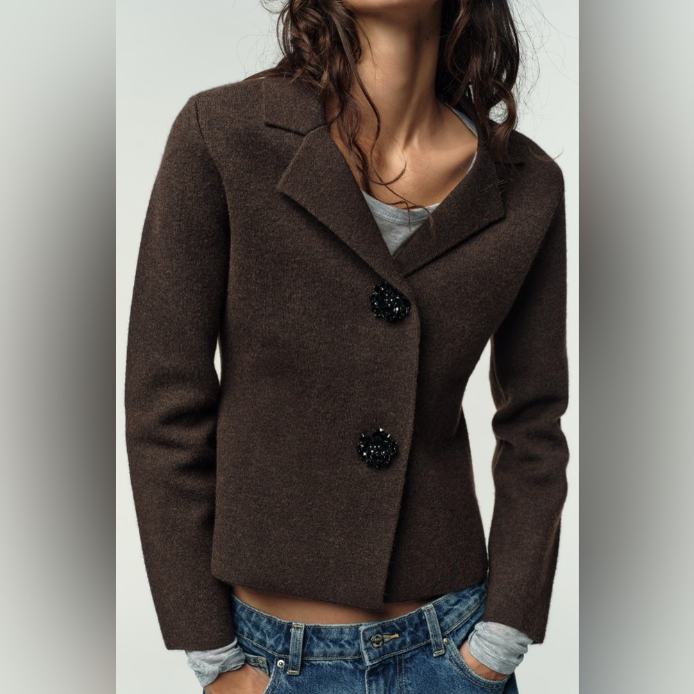 Zara Espresso Brown Women's Blazer BNWT